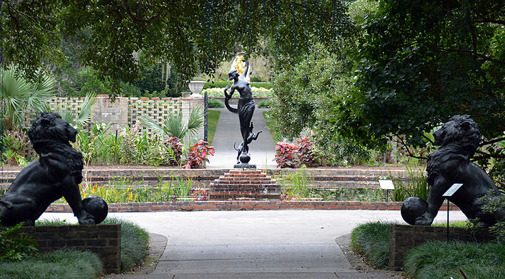 Sculpture gardens at Brookgreen Gardens in Murrell's Inlet, SC