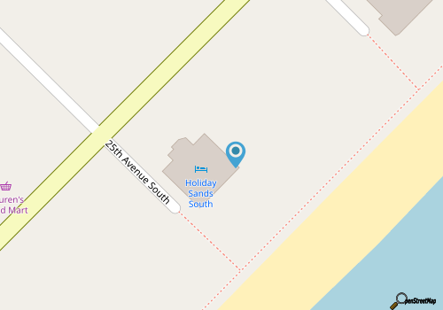 Holiday Sands South 831-Ocean View 2BR/2BA-Pool map location