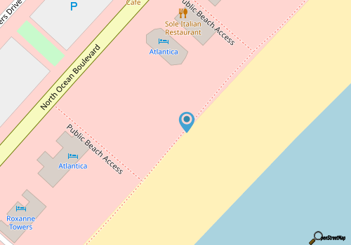 Aurora One Beach Front map location