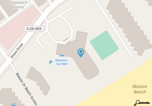 OCEANFRONT-Views From Every Angle-Heated Pool-OnSite Restaurant-Gated Complex map location