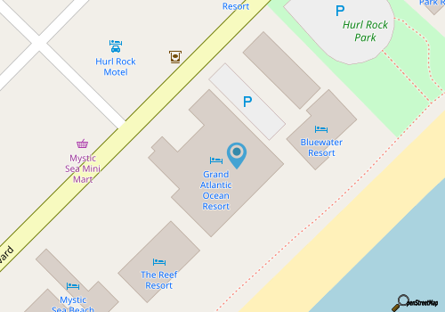 Stunning Oceanfront Condo w/ 2 Masters W&D, WiFi, HD Cable, Large Deck  map location