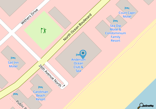 Oceanfront 2BR with Balcony | Anderson Ocean Club map location