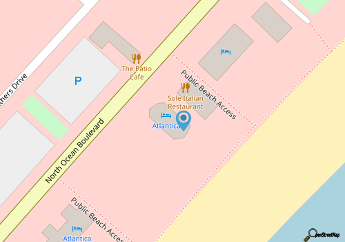 Atlantica Resort Oceanfront 1BR | Balcony | Pools & Lazy River map location