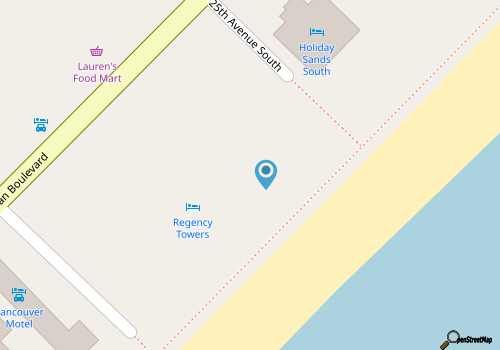 HS-0411 Oceanfront 2-Bedroom Condo in Myrtle Beach - Sleeps 8 map location