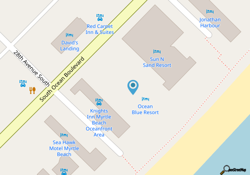 Ocean Blue Resort - PH2 map location