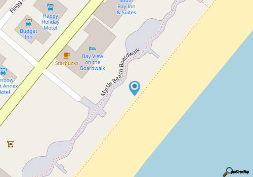 Modern Oceanfront Studio 17th Fl | King + Balcony map location