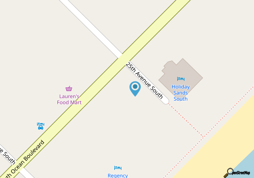 HS-1123 Ocean View Retreat, 1 Bedroom Condo on the 11th Floor in Myrtle Beach map location