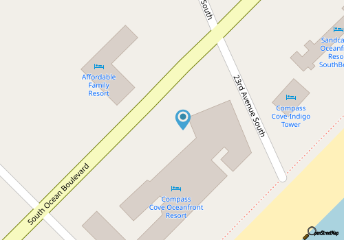 Compass Cove Condo 256 map location