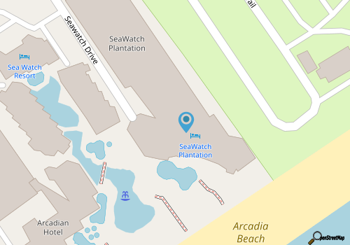10% off August - Beautiful Oceanfront 1 Bedroom Condo at Seawatch Resort map location