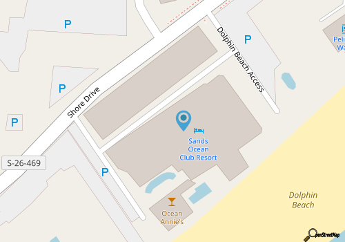 Direct Oceanfront 1BR, Pools at Sands Ocean Annies map location