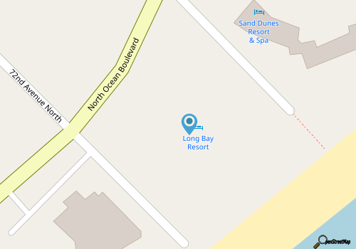Beach Bash: Partial OV King Suite 6th Floor map location
