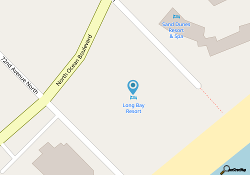 Grand Cayman #553: 1  BR, 1  BA Condominium in Myrtle Beach, Sleeps 6 map location