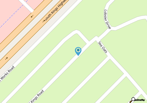 Direct Ocean Front Studio condo in Myrtle Beach Resort map location