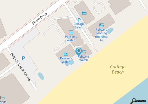 Pelicans Watch 303 - Oceanfront! map location