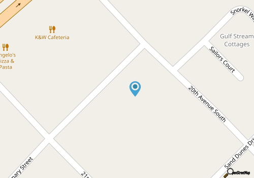 Driftwood Days Pet Friendly Beach Home map location