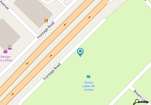 Peaceful, exceptionally well-kept 2-bedroom, X15, in Ocean Lakes with golf cart! map location