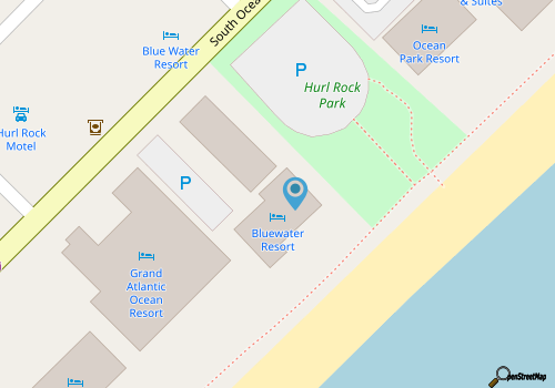 701 Direct Oceanfront 2 bedroom/2 bath condo map location