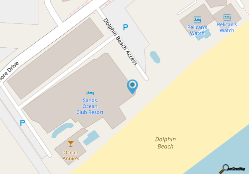 Sands Ocean Club Efficiency 1524- Side Ocean View map location