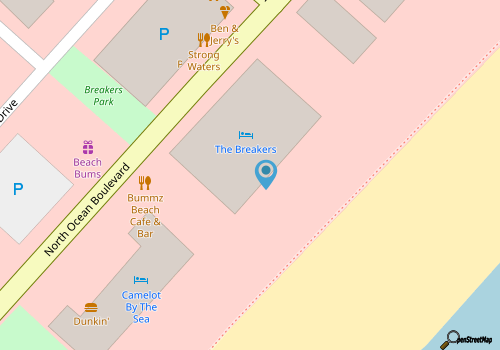 Breakers 372-Oceanfront 1BR, Close to Boardwalk map location