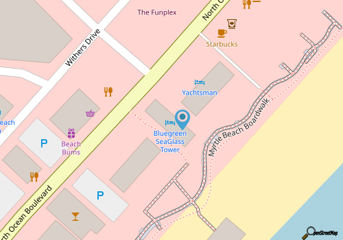 One Bedroom Standard Luxury Condo, Myrtle Beach, SC (1746482) map location