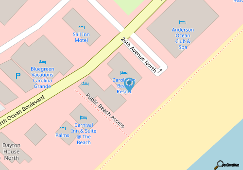 Carolinian Resort #733 map location