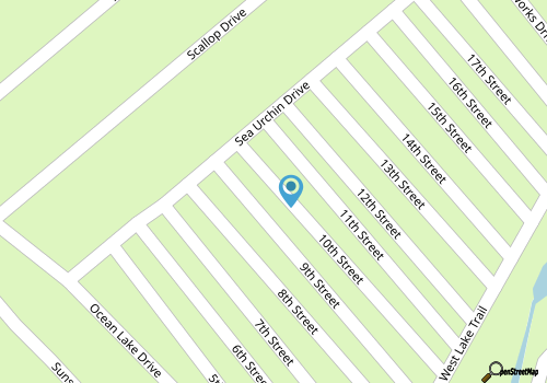 Coastal Corner House in the Award Winning Ocean Lakes! Includes golf cart! map location