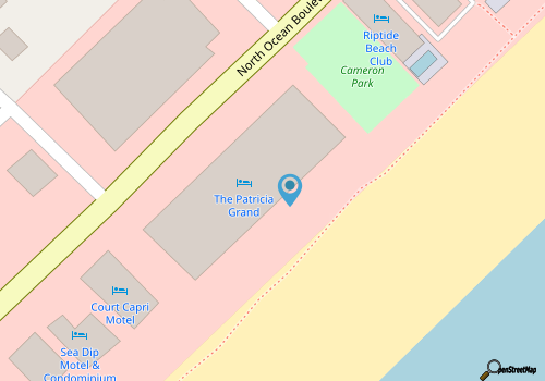 Patricia Grand 1038- Oceanfront 1BR- Dog Allowed map location