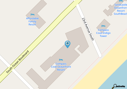 Fresh 4th Floor,  Ocean View, Heated Pools, 2024! map location