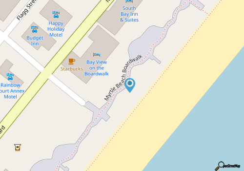 Modern Oceanfront 1BR 17th Fl | Balcony & Views map location