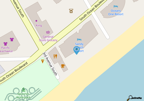 One-bedroom suite directly overlooking the ocean. map location