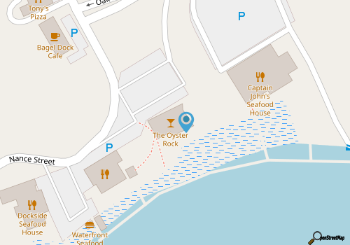 The Oyster Rock map location