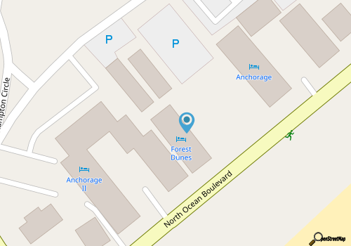 Forest Dunes 1802- Ocean View 3BR/2.5BA- Pool map location