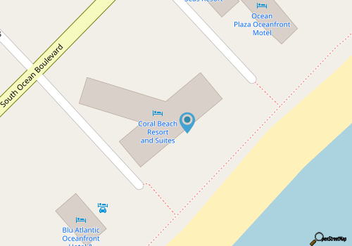 Room with Partial Ocean Views in South Myrtle Beach - Full Access to Amenities! map location