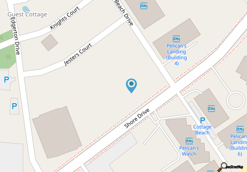 Myrtle Beach Pelican's Watch Shore Drive Condo map location