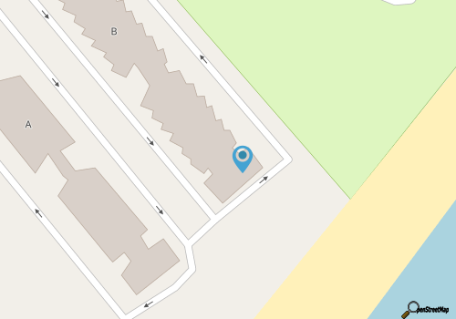Guest says “ Best room ever” and you are sooo close to the beach. Unit A-408 map location