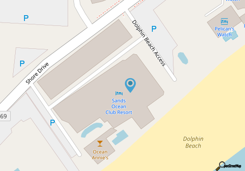 Anchors Away - Sands Oceanfront Luxury Condo map location