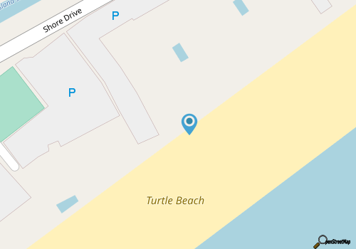 Condo on Beach, Myrtle Beach, SC - walk out the back door and onto the beach map location