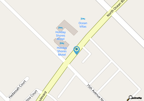 Ocean Villas Beach Resort map location