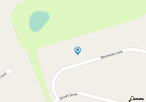 Golf-front 2BR/2BA Condo on Parkland 17th Hole map location