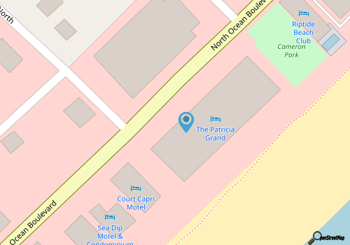 Seaside King Bed Retreat  Sleeps 4, Washer & Dryer map location