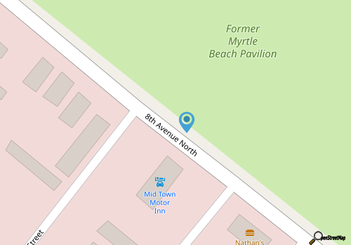 2 Serene Oceanfront Rooms Near Myrtle Beach Fun, Arcade and Airport map location