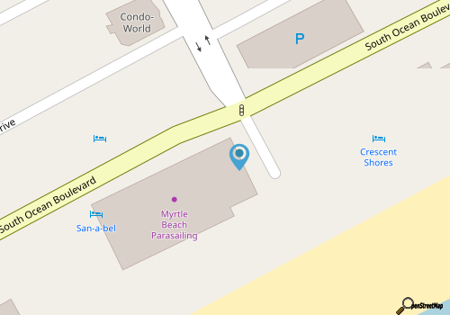 Parasailing map location