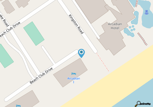~Summer Breeze~ Serene Oceanfront 3 bed condo in Arcadian One. map location