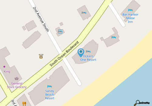 Spacious 5-Bedroom Oceanfront Condo in Myrtle Beach map location