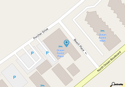 Ocean Forest Plaza Unit 1910 - Oceanfront map location