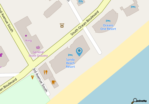 Ocean Oasis Family Friendly 1BR Condo map location