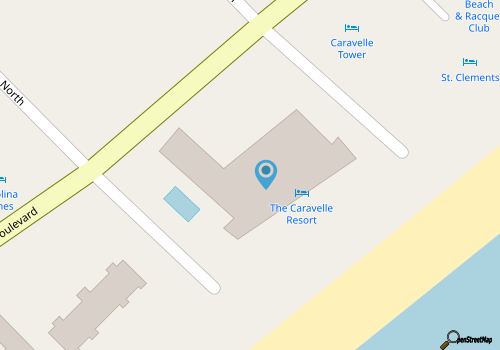 Enjoy Ocean Views and Top Amenities at Caravelle map location