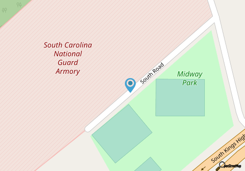Spacious 3-bedroom cottage, 2 Blocks To Beach! Free WIFI and Parking in Myrtle map location
