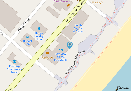 Direct Ocean Front Suite w/ Full Kitchen. Newly Renovated and Centrally Located! map location