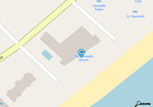 The Caravelle Resort  map location